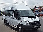 Бесплатный автобус Genser в пункт аренды автомобилей АрендаАвто-сть на Новорязанском шоссе